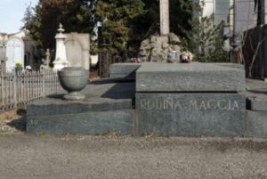 Das Grab auf dem Cimitero Monumentale Torino